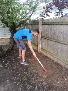 Jeffery hard at work.